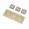 EU ELECTRICITY 3G Wall Plate Infill Brass