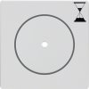 Centre plate for time relay insert Push-button with clear lens, Berker Q.x
