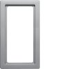 Frame with large cut-out Berker Q.1 aluminium velvety