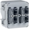 Double group button module surface-mounted/flush-mounted With integrated bus coupler, KNX - BERKER W.1