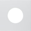 Centre plate for push-button/pilot lamp E10 Berker S.1/B.3/B.7