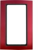 Frame with large cut-out Berker B.3, alu, red/anthracite matt