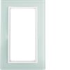 Frame with large cut-out Berker B.7, glass, white