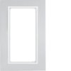 Frame with large cut-out Berker B.7, alu, white
