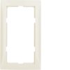 Frame with large cut-out Berker S.1, creamy gloss
