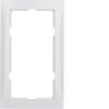 Frame with large cut-out Berker S.1, white glossy