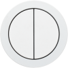 rond 2.0 | Schalter 230 V + Taster - small trim - multifit
