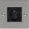 BaP EU zásuvka typu E steel