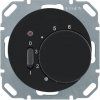 Temperature controller, NC contact, with centre plate with rocker switch, Berker 1930/R. Classic