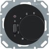 Temperature controller, NC contact, with centre plate with rocker switch, Berker R.1/R.3/R.8