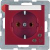 SCHUKO socket outlet with overvoltage protection, labelling field, screw terminals Berker S.1/B.3/B.7