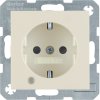 SCHUKO socket outlet with control LED, labelling field, enhanced contact protection Berker S.1/B.3/B.7