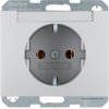 SCHUKO socket outlet with labelling field, Berker K.1/K.5