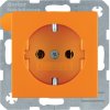 SCHUKO socket outlet, insert colour-coded, Berker S.1/B.3/B.7