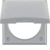 1-fold frame with cap, Integro Flow, grey, gloss