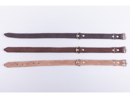 Obojok kožený s potlačou 2,6x57