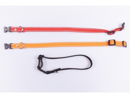 Obojok popruhový 2x55 reflexný