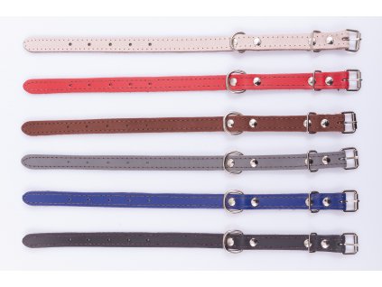 Obojok kožený nepodšitý 2x40