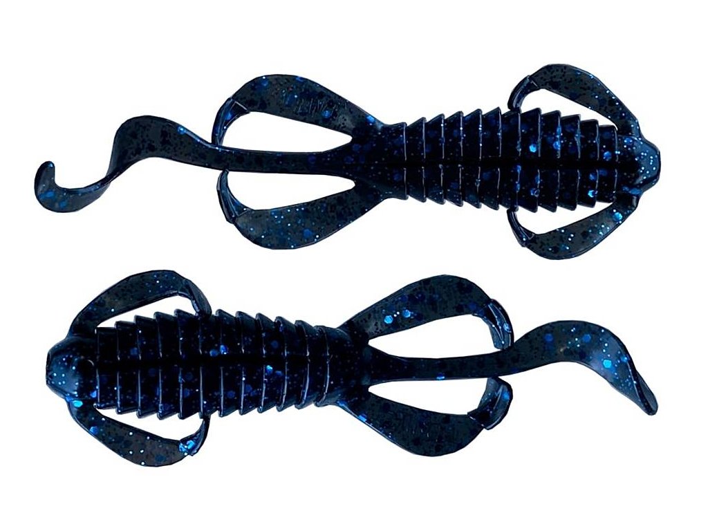 BangerLizard 3,4 8,6 cm Black Blue Flake - Duofishing