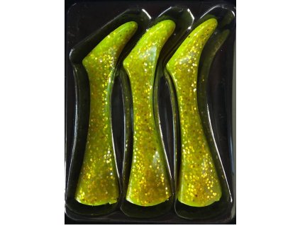 Replacement Tails Shad 16 Chartreuse