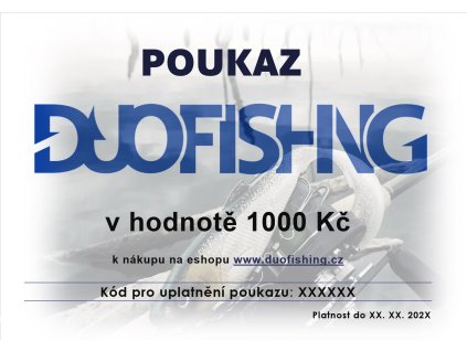 duofishing poukaz 1000