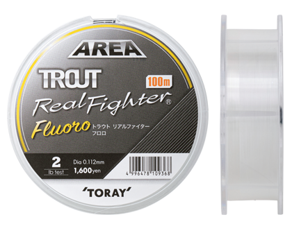 Fluorocarbon Toray Trout Area Real Fighter Fluoro 100m 0,134mm