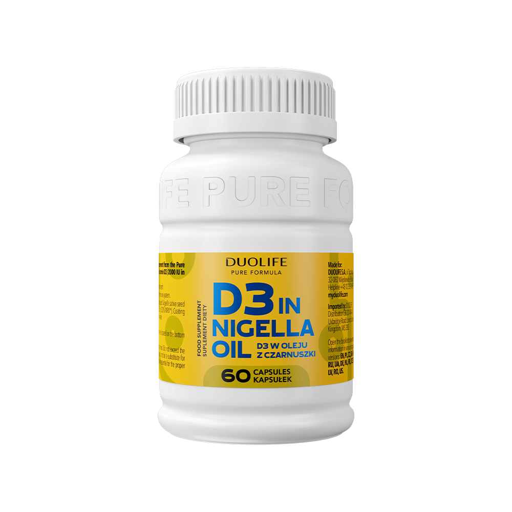 DUOLIFE D3 in Nigella Oil 60cps