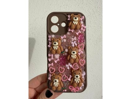 Medvídkový kryt na telefon