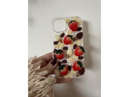 Jahůdkový kryt na telefon