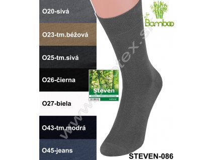 Bambusové ponožky Steven-086