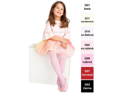 Punčochové kalhoty N-RM001-Luisa (Velikost 92-98, Barva G11-smotanová)
