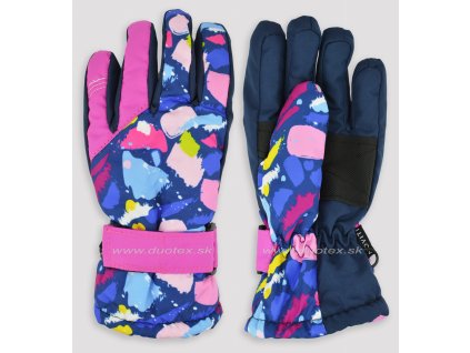 Rukavice N-RN051-G01 (Velikost 14cm, Barva tm.modrá)