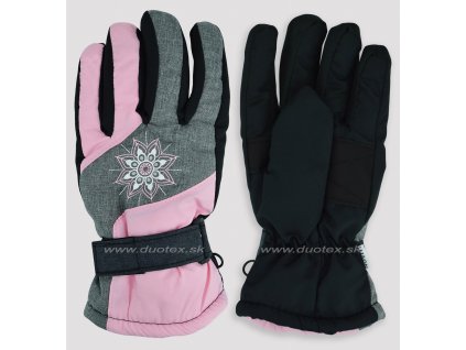 Rukavice N-RN054-G01 (Velikost 18cm, Barva ružová)