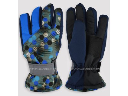 Rukavice N-RN066-B01 (Velikost 14cm, Barva modrá)