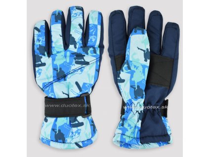 Rukavice N-RN067-B01 (Velikost 14cm, Barva modrá)