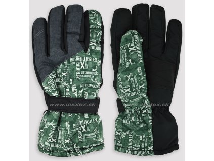 Rukavice N-RN074-M01 (Velikost 22cm, Barva zelená)