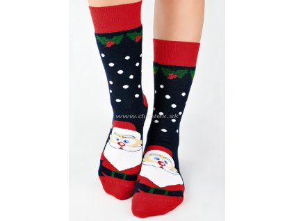 Zimní ponožky N-SF013-U02 (Velikost 39-42(26-28), Barva U02-tm.modrá)