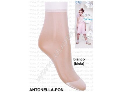Dětské ponožky Antonella-pon. (Velikost uni, Barva bianco)