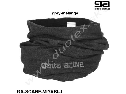 Nákrčník GA-Scarf-Miyabi-Junior (Velikost uni, Barva grey-melange)