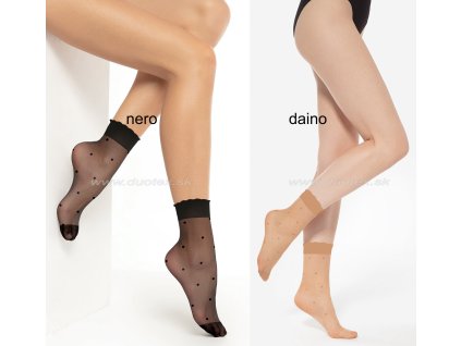 Dámské ponožky Pon-stylove20-vz.02 (Velikost uni, Barva daino)