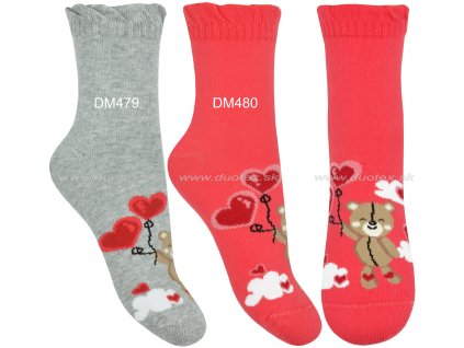 Dětské ponožky Steven-014D-479 (Velikost 26-28(17-18), Barva DM480-koralová)
