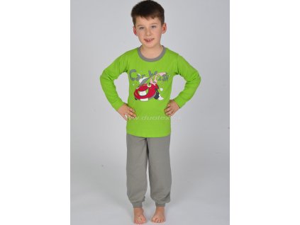 Chlapecké pyžamo P-Pascal (Velikost 130, Barva zelená)