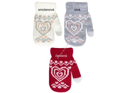 Rukavice RED-0020G (Velikost 14cm, Barva smotanová)