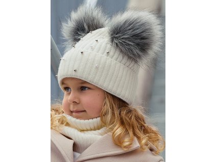 Čepice AJS-50-228 (Velikost 52-56, Barva E-sv.sivá)