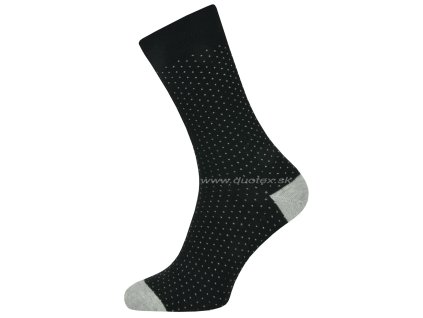 Bavlněné ponožky N-SB006-M05 (Velikost 39-42(26-28), Barva M05-čiernaS)