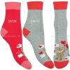Vánoční ponožky steven-136d-126 (Velikost 35-37(23-24), Barva CN126-červená)