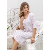 Dámská noční košile Dioniza1678 (Velikost 4XL, Barva 1-bielaK)