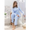 Dámské pyžamo Kora1657 (Velikost XL, Barva 1-sv.modrá)
