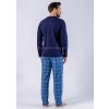 Pánské pyžamo Michal1597 (Velikost XL, Barva 2-tm.modrá)