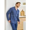 Pánské pyžamo Derek3485 (Velikost 6XL, Barva zz51-tm.modrá)